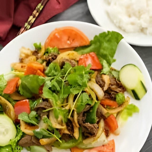 Beef with Spicy Lemongrass.