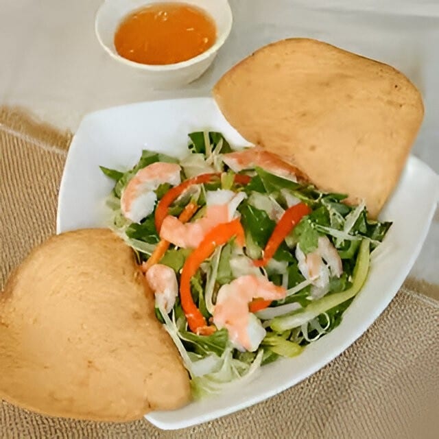 Papaya Salad with Shrimp & Pork.