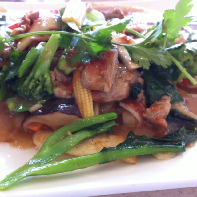 Pork Stir-Fried with Vegetables.
