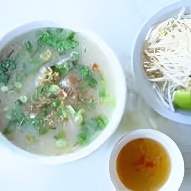 Bone-In Duck Congee.
