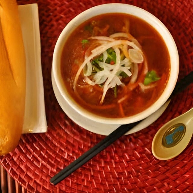 Vietnamese Beef Stew Sandwich.