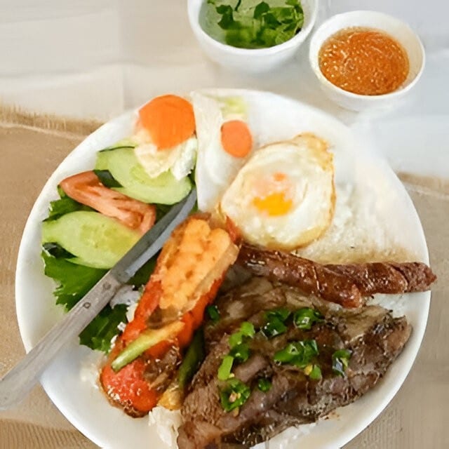 Tank Special Combo Rice Dish.